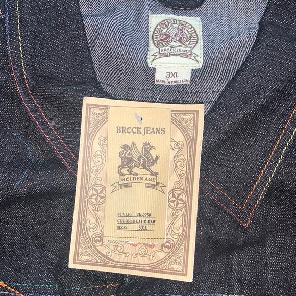 Brock Jeans Denim Jacket, With Tags - Picture 3 of 5